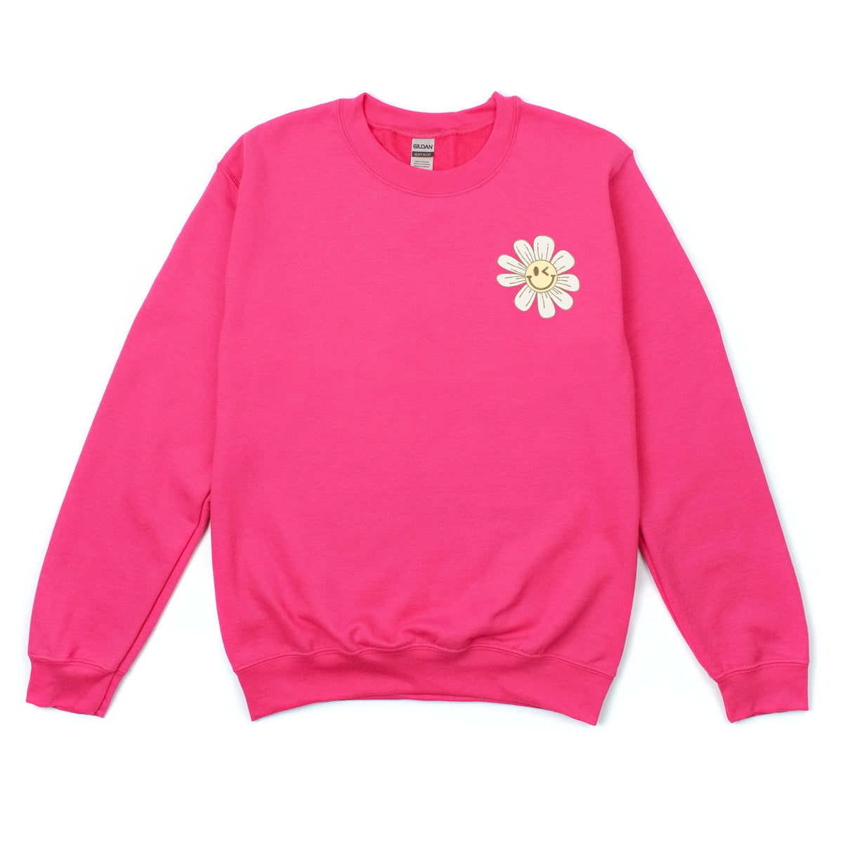 S.W.Smiley Blooming Daisies - Women's Graphic Sweatshirt