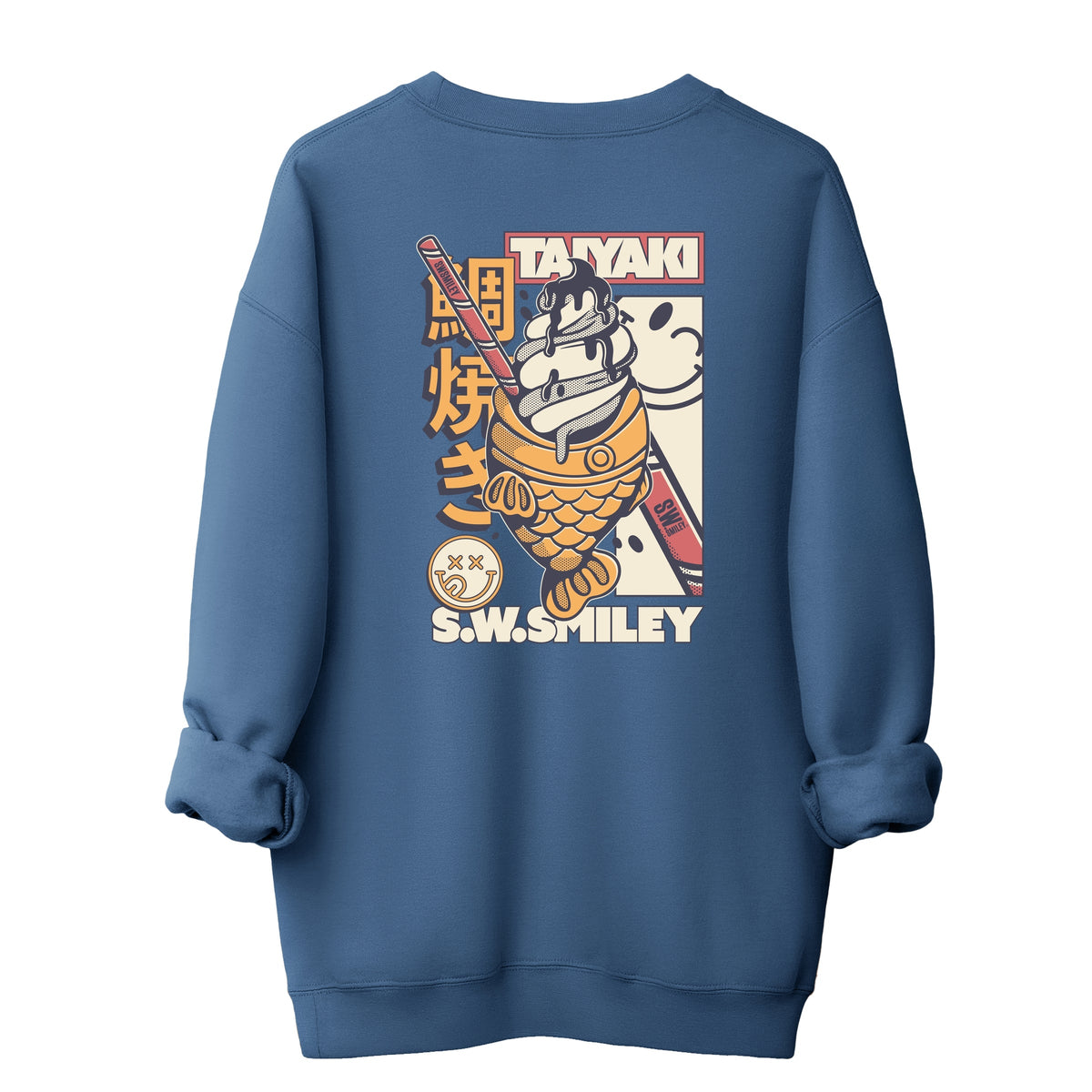 S.W.Smiley Taiyaki - Women's Graphic Sweatshirt