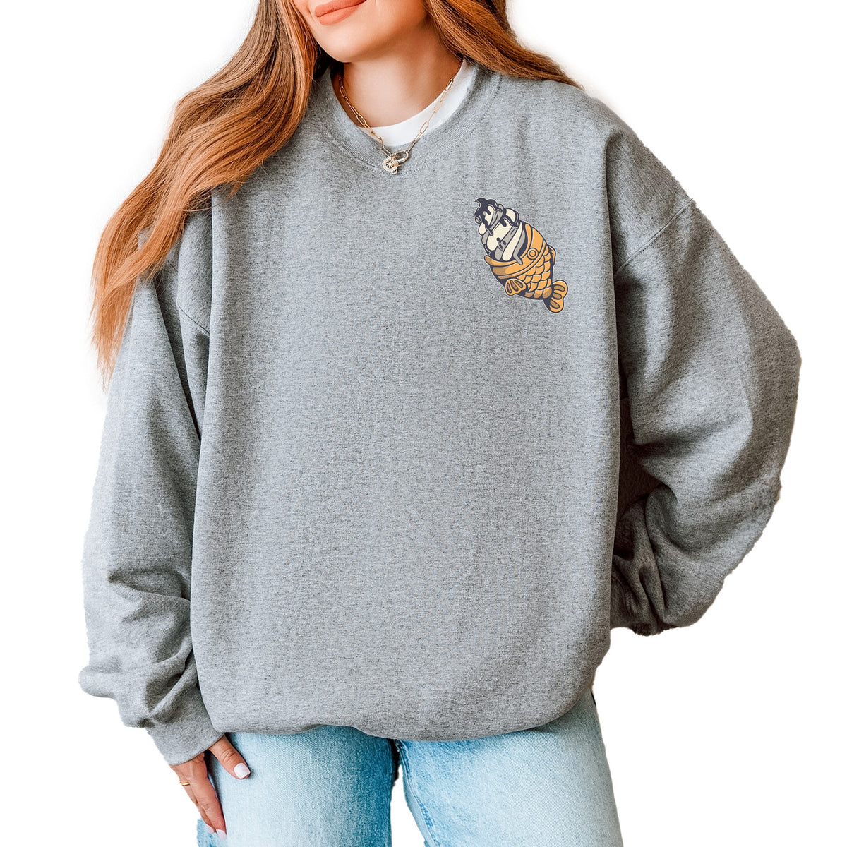 S.W.Smiley Taiyaki - Women's Graphic Sweatshirt