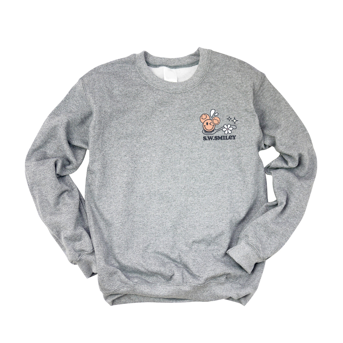 S.W.Smiley Life Is Better Cereal - Women's Graphic Sweatshirt