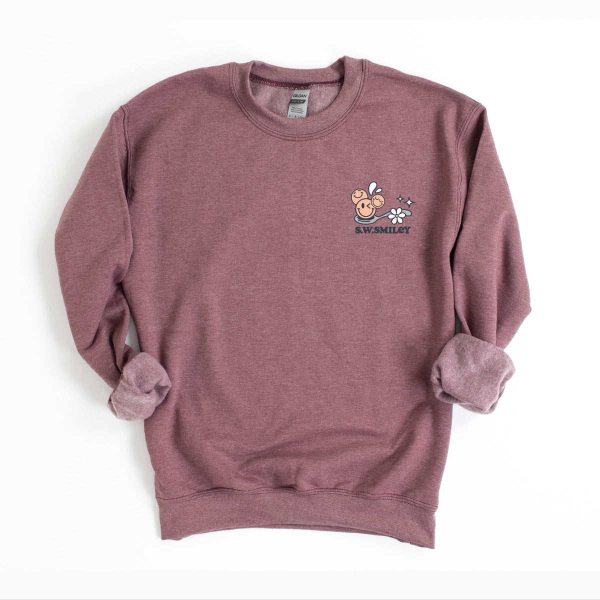 S.W.Smiley Life Is Better Cereal - Women's Graphic Sweatshirt
