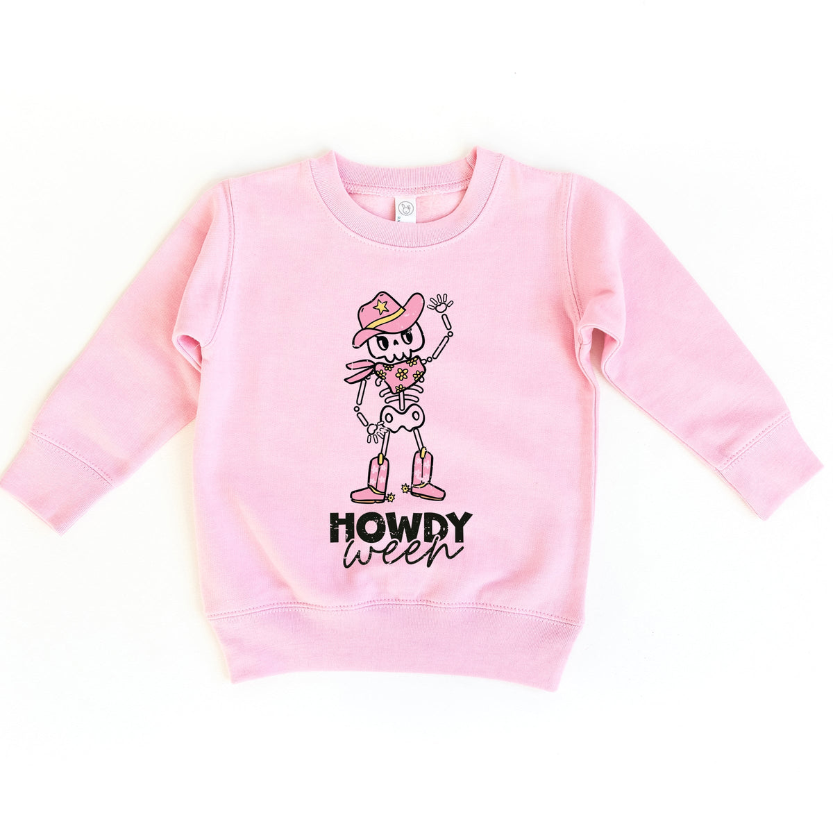 Howdyween Skeleton - Kids Toddler Sweatshirt and Kids Youth Sweatshirt