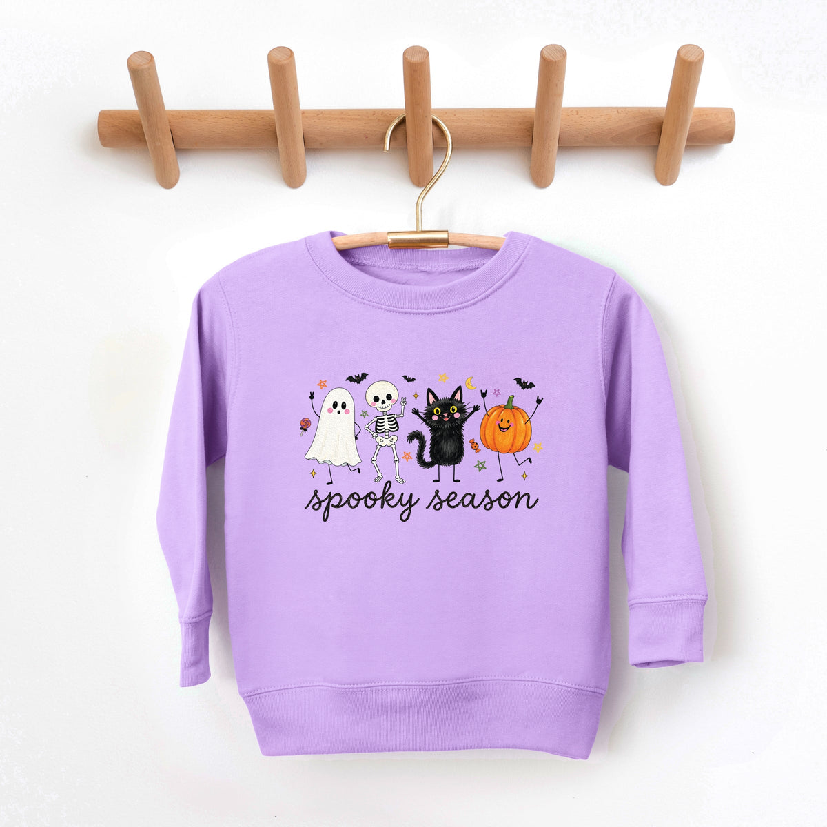 Spooky Season Stick Figures - Toddler Graphic Sweatshirt