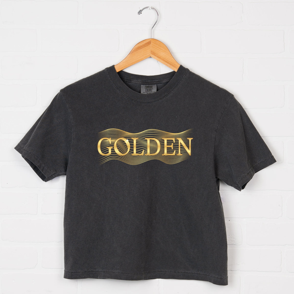 Golden - Boxy Crop Top