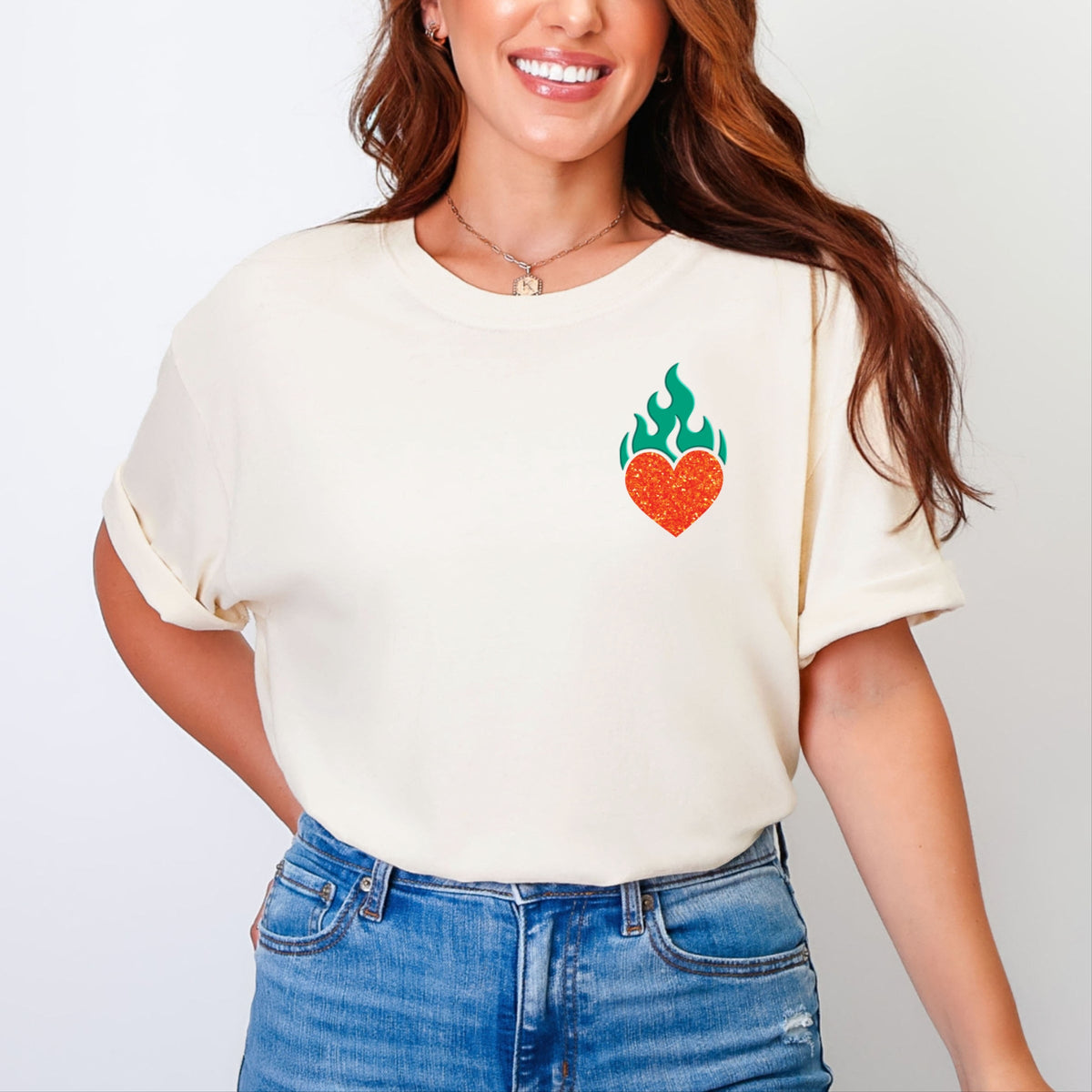 That's Show Business Puff/Glitter - Womens Garment Dyed Tee