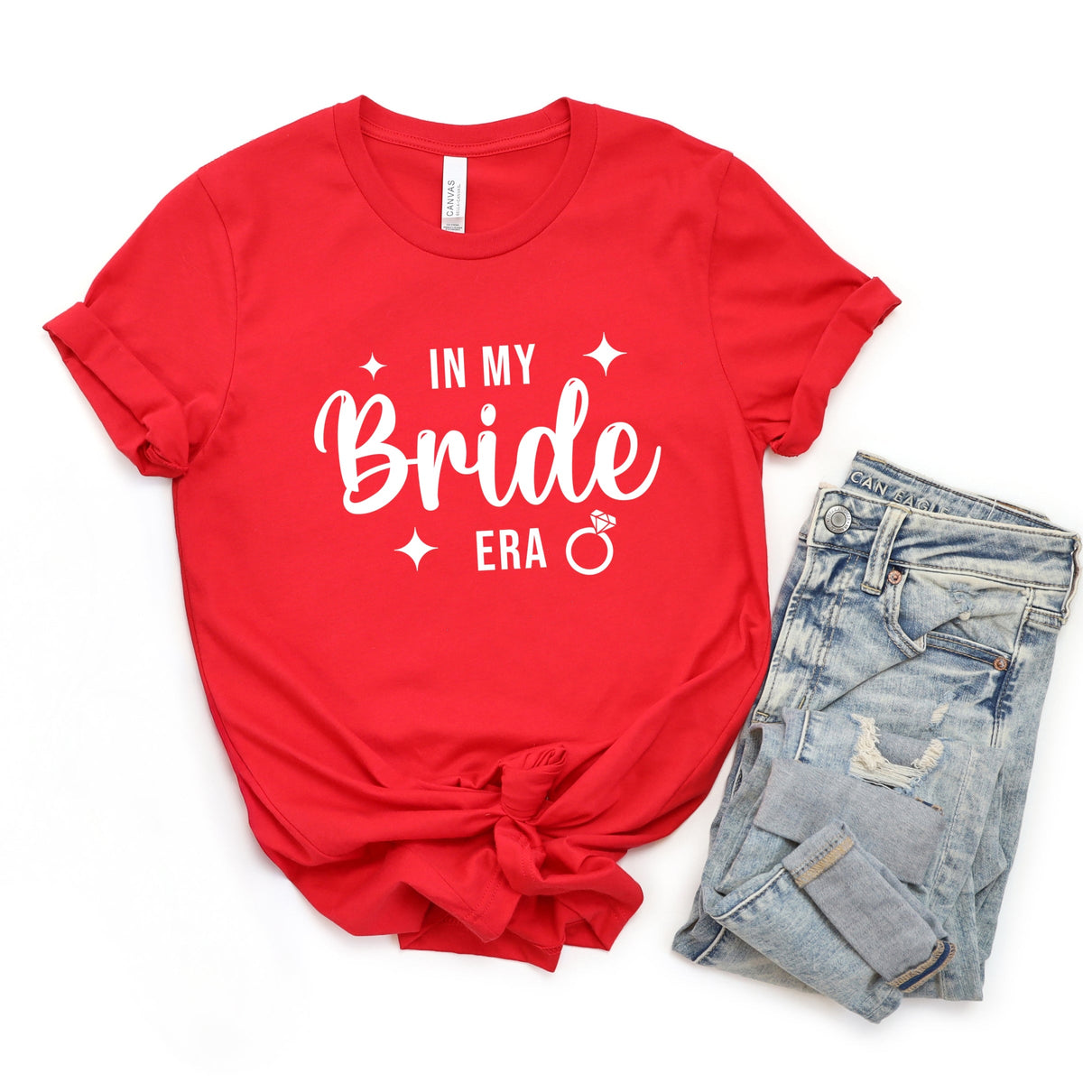 In My Bride Era Sparkles - Women's Short Sleeve Tee