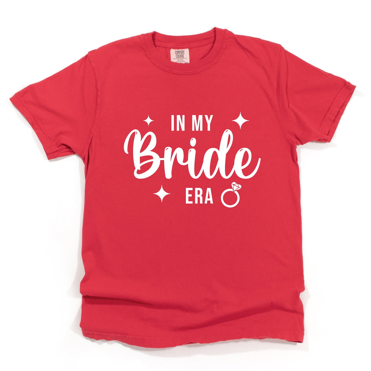 In My Bride Era Sparkles - Women's Garment Dyed Tee