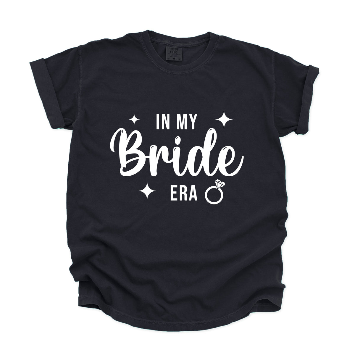 In My Bride Era Sparkles - Women's Garment Dyed Tee