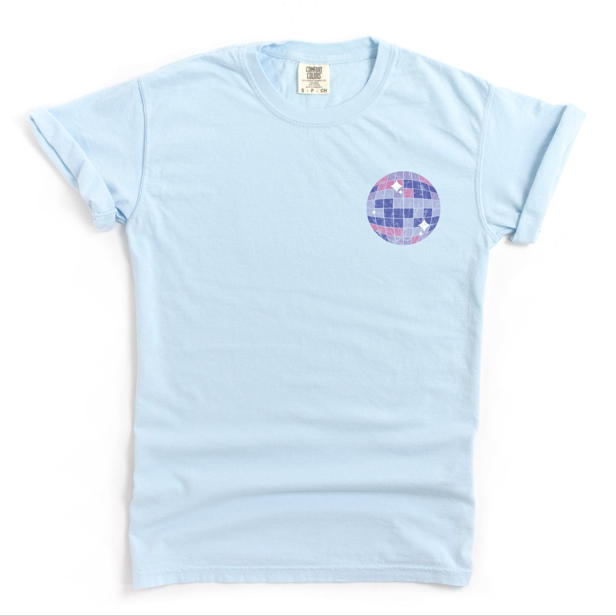 Time For The Disco - Women's Garment Dyed Graphic T-Shirt