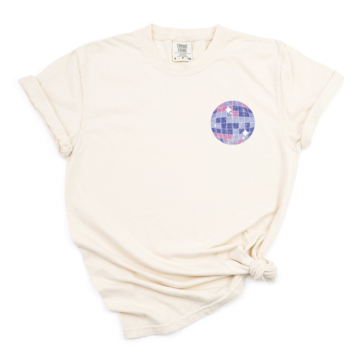 Time For The Disco - Women's Garment Dyed Graphic T-Shirt