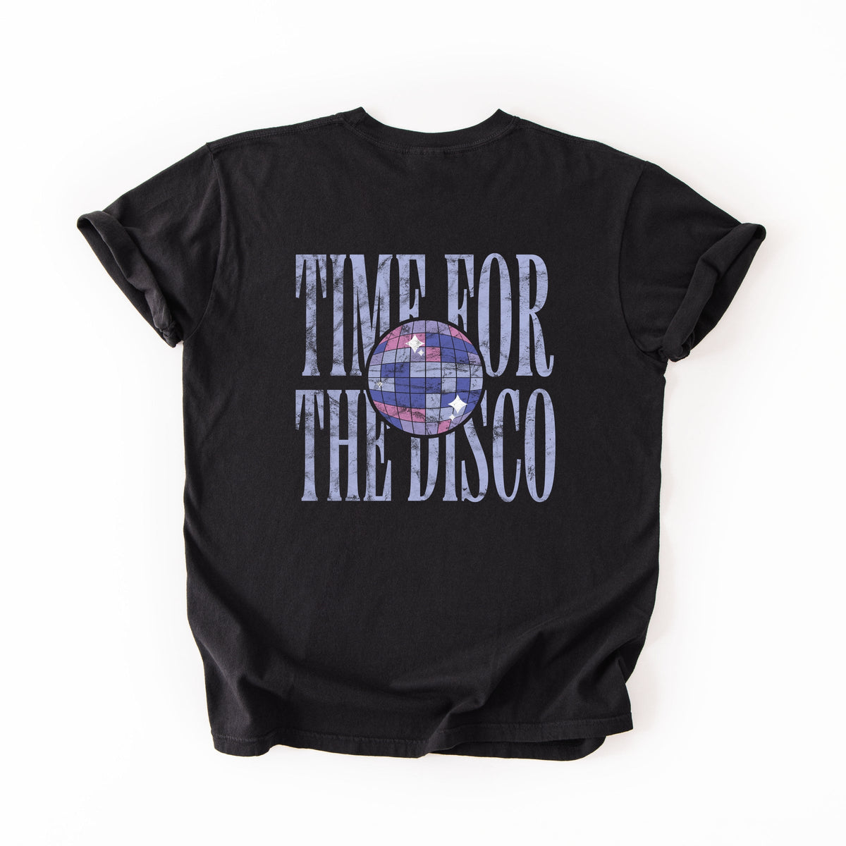 Time For The Disco - Women's Garment Dyed Graphic T-Shirt