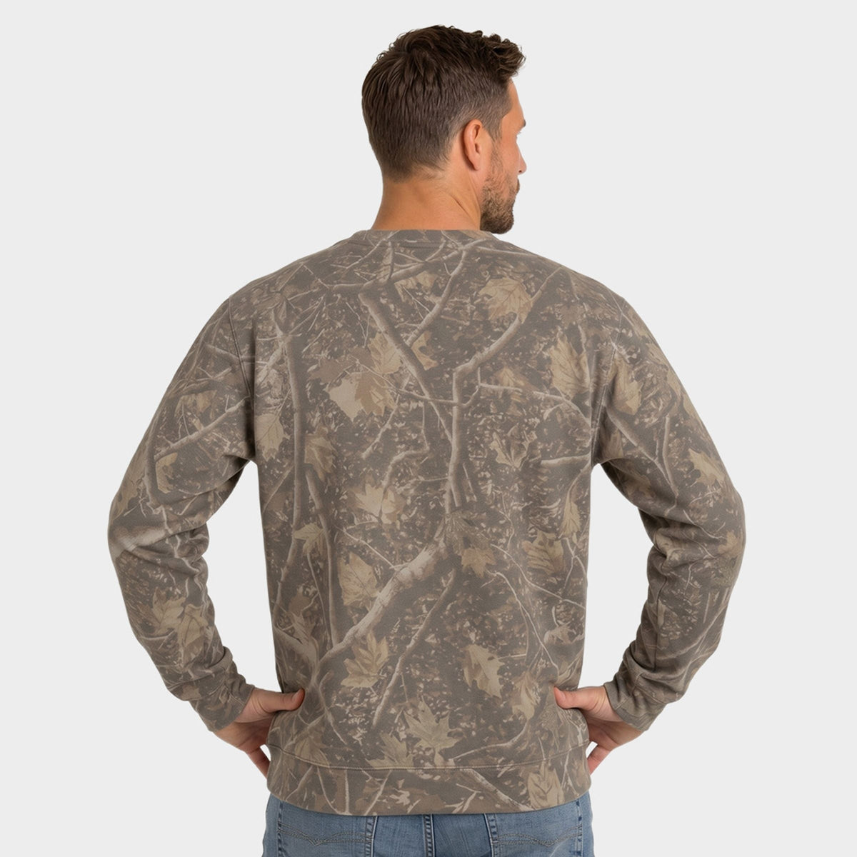 Long Live Country Music - Men's Camo Sweatshirt