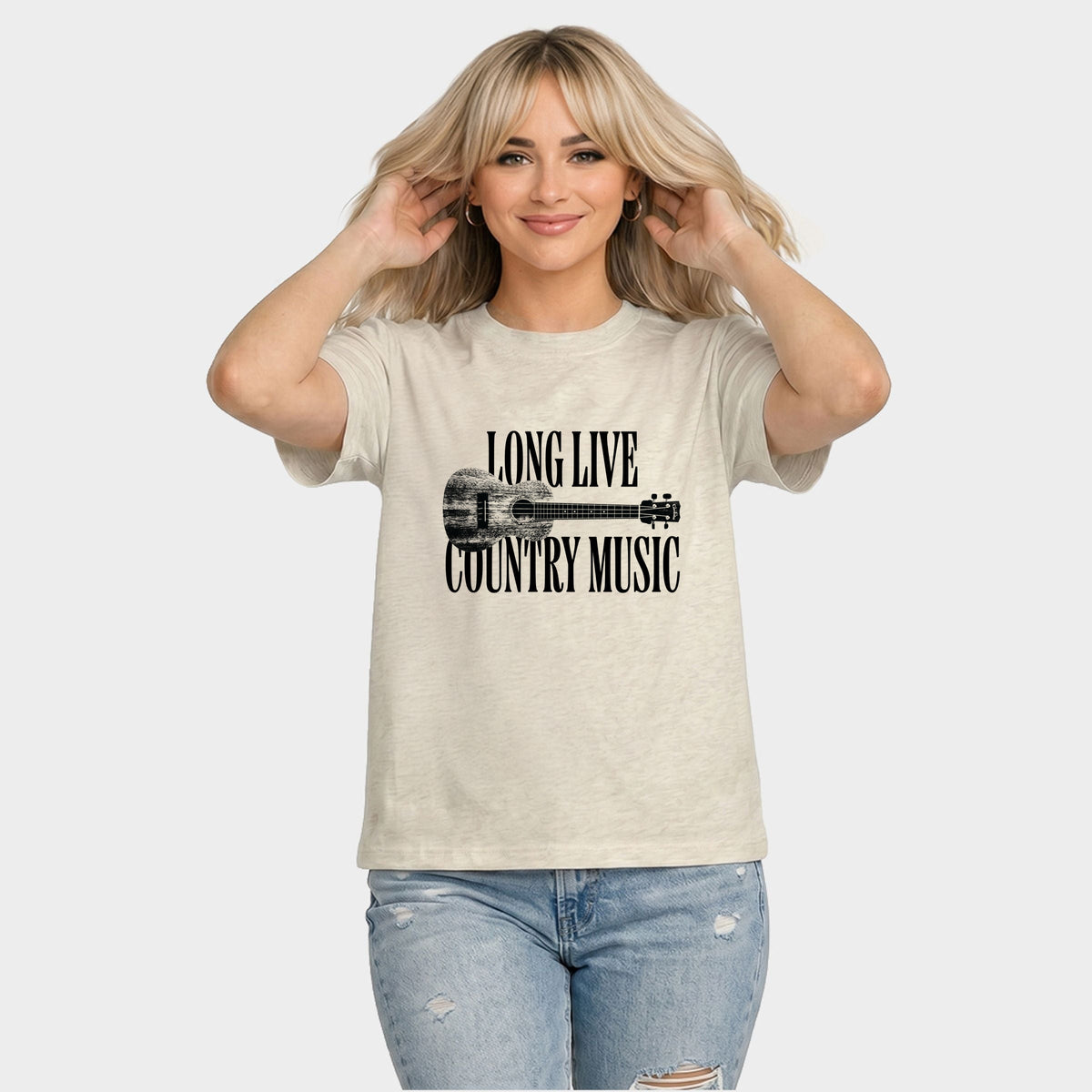 Long Live Country Music - Women's Relaxed Boxy Tee