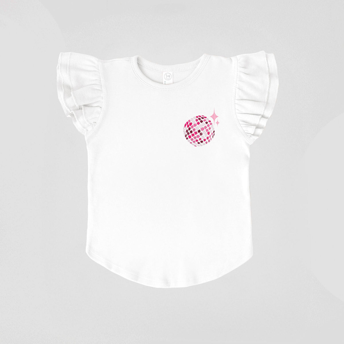 Not My First Disco - Girl's Flutter Sleeve Graphic T-Shirt