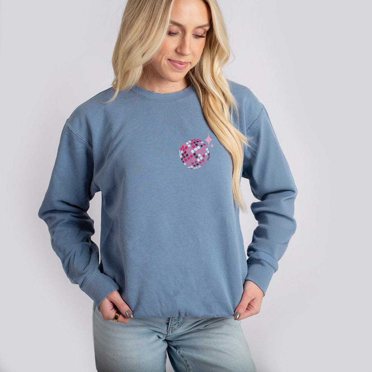 Not My First Disco - Women's Lightweight Garment Dyed Sweatshirt