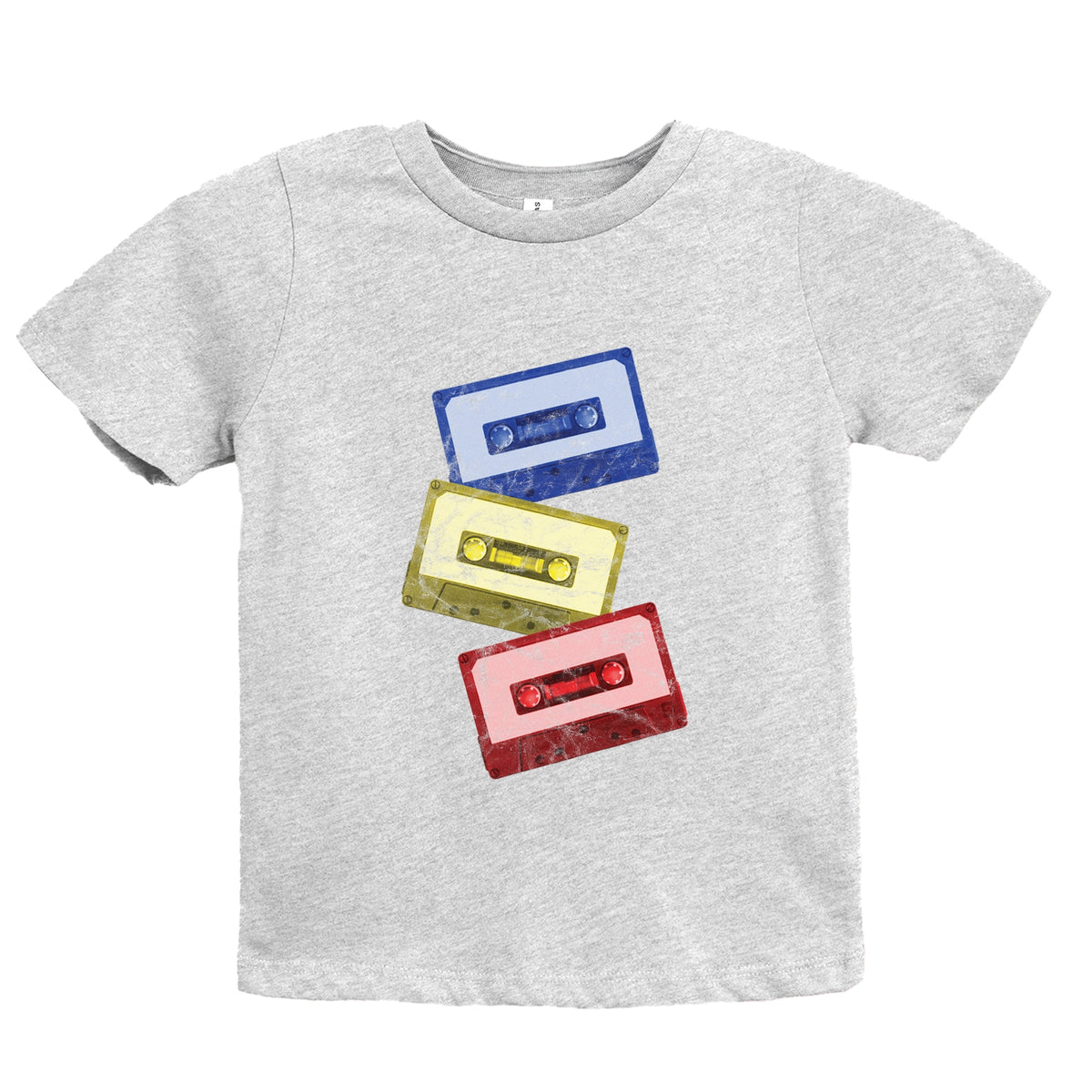 Cassette Tape Stack - Youth Short Sleeve Graphic T-Shirt