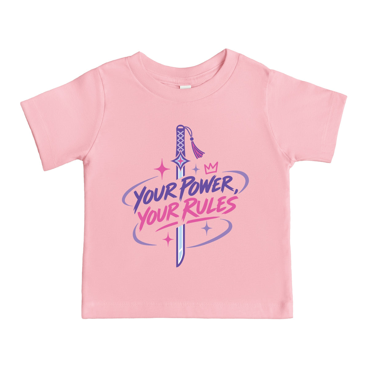 Your Power, Your Rules Sword - Toddler Short Sleeve Graphic T-Shirt