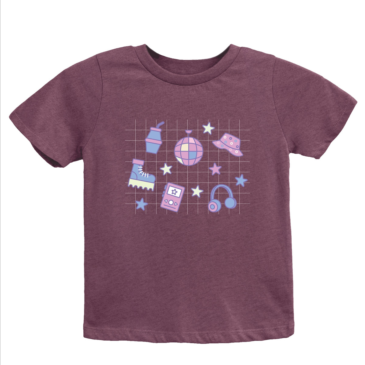 K-Pop Icons Grid - Youth Short Sleeve Graphic T-Shirt