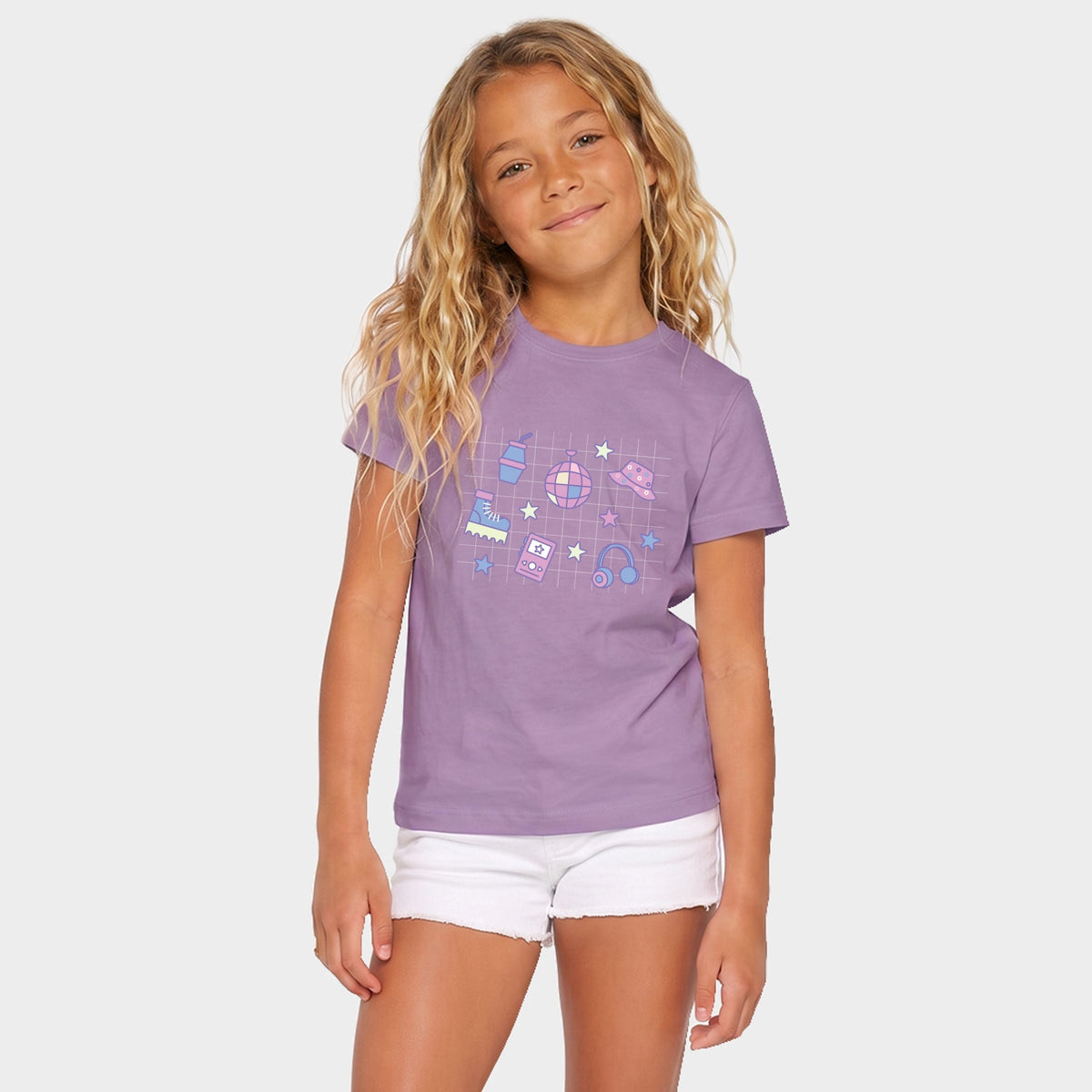 K-Pop Icons Grid - Youth Short Sleeve Graphic T-Shirt