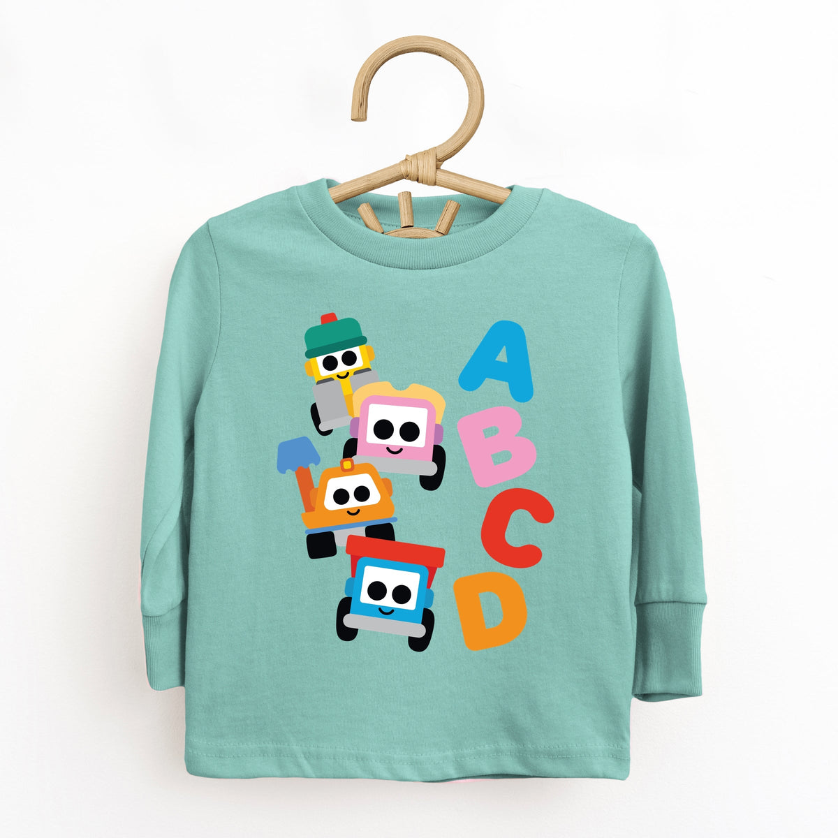 Leo the Truck Alphabet - Toddler Long Sleeve Graphic Tee