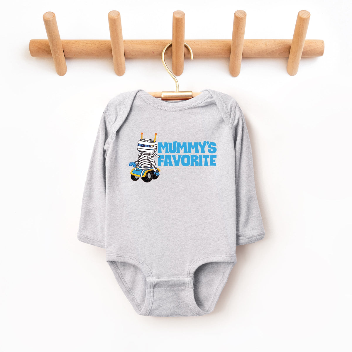 Leo The Truck Mummy's Favorite - Baby Long Sleeve Bodysuit