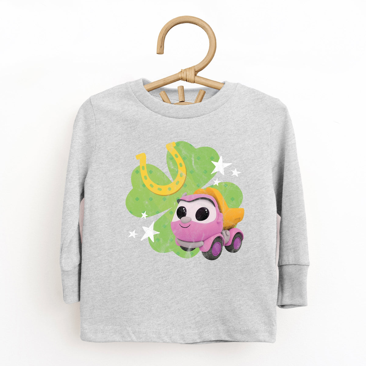 Leo the Truck Lea Clover - Toddler Long Sleeve Graphic Tee