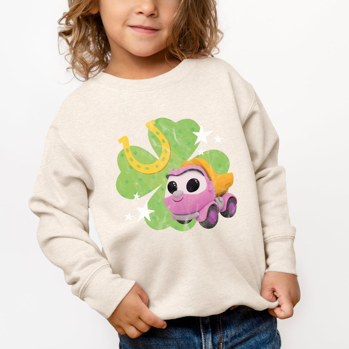 Leo the Truck Lea Clover - Toddler Graphic Sweatshirt