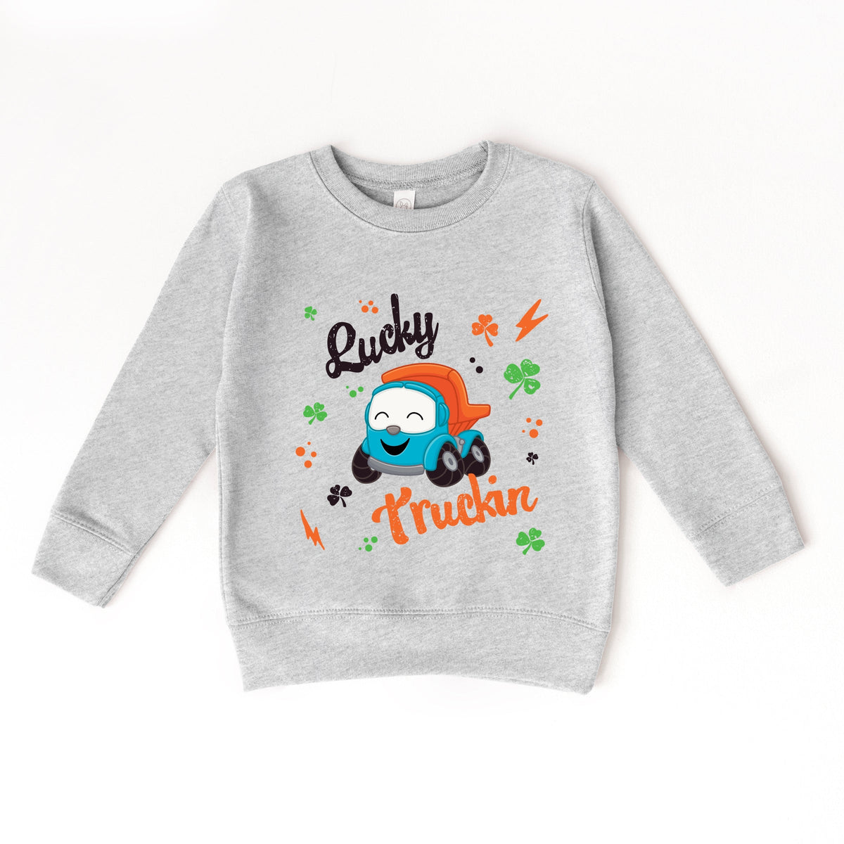 Leo the Truck Lucky Truckin - Toddler Graphic Sweatshirt