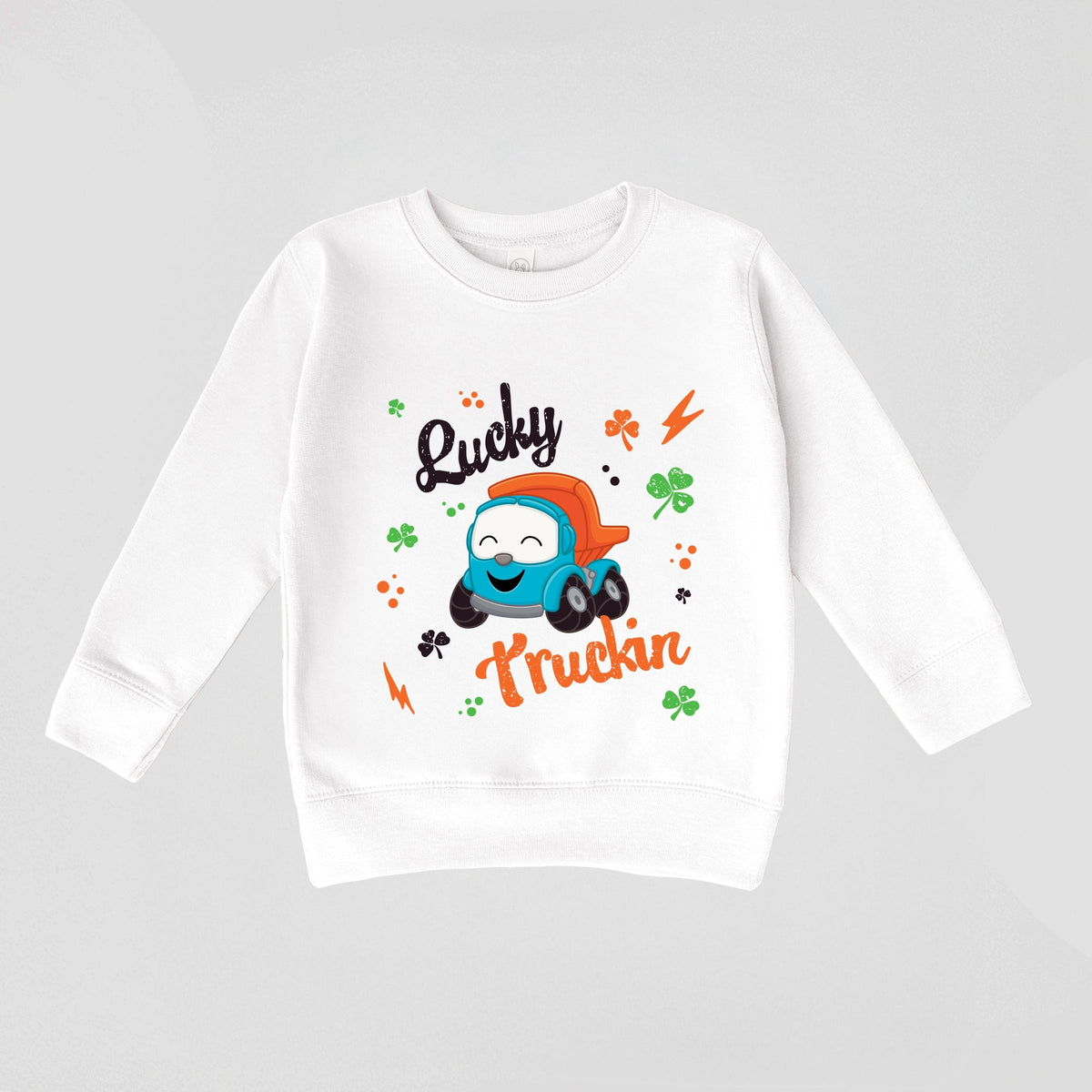 Leo the Truck Lucky Truckin - Toddler Graphic Sweatshirt