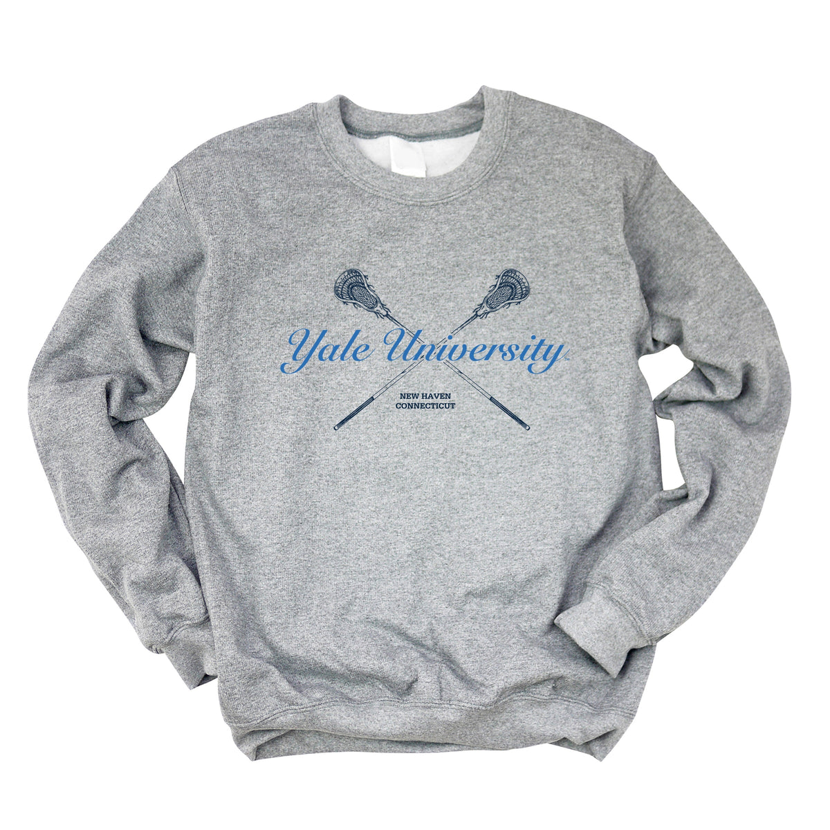Yale University Lacrosse Sticks - Women's Graphic Sweatshirt
