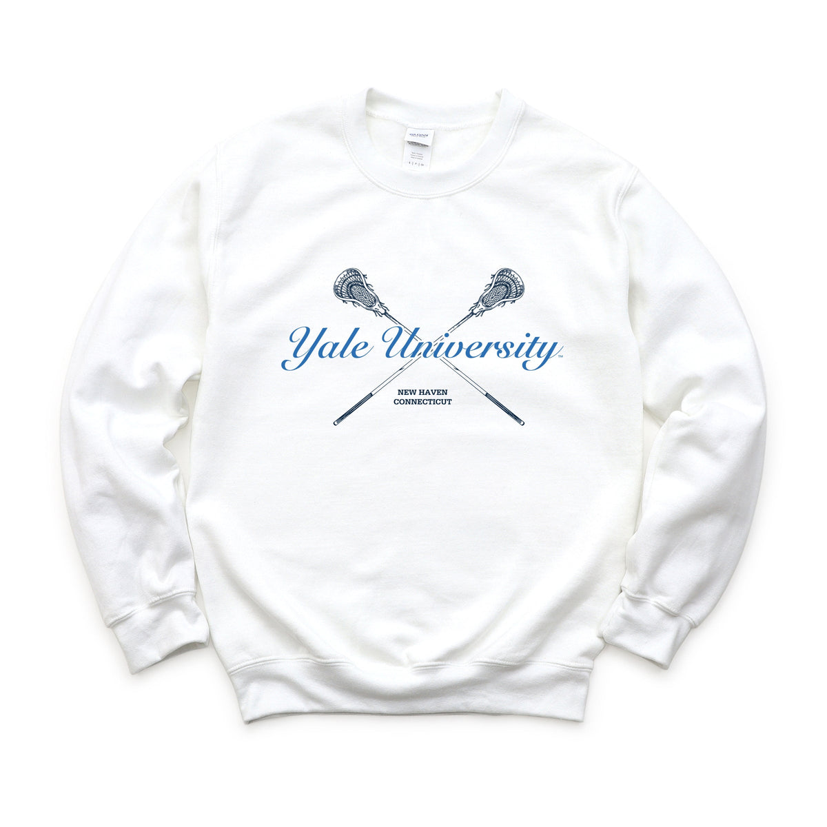 Yale University Lacrosse Sticks - Women's Graphic Sweatshirt