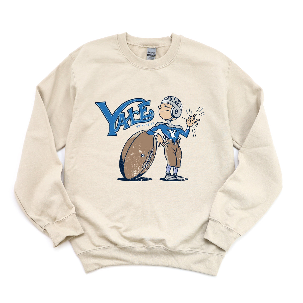 Yale University Football Character - Women's Graphic Sweatshirt