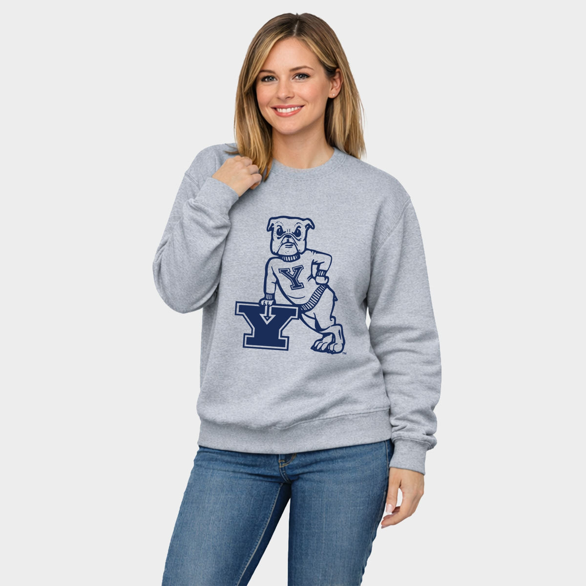 Yale Bulldog Lean  -  Women's Graphic Sweatshirt