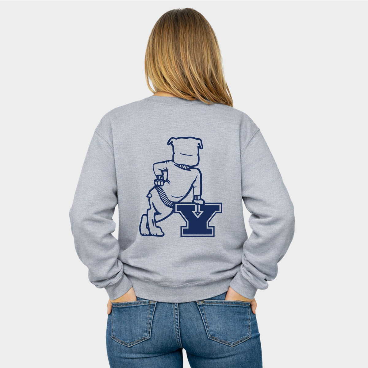 Yale Bulldog Lean  -  Women's Graphic Sweatshirt