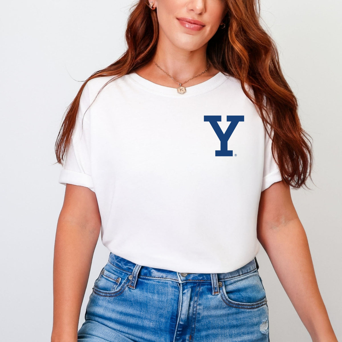 Yale Fight Song - Women's Garment Dyed Graphic T-Shirt