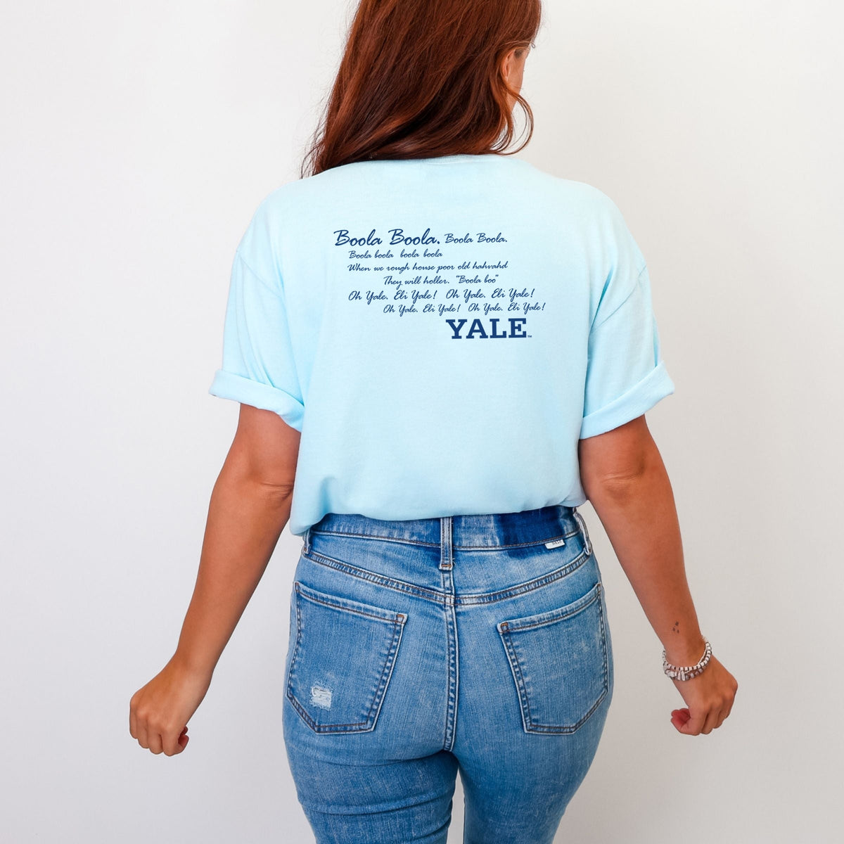 Yale Fight Song - Women's Garment Dyed Graphic T-Shirt