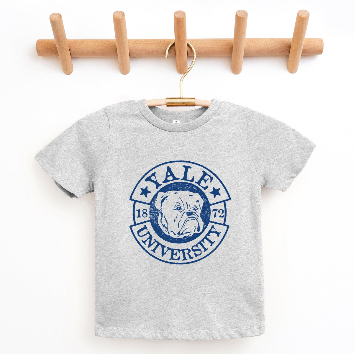 Yale University Bulldog Circle - Youth Short Sleeve Graphic T-Shirt