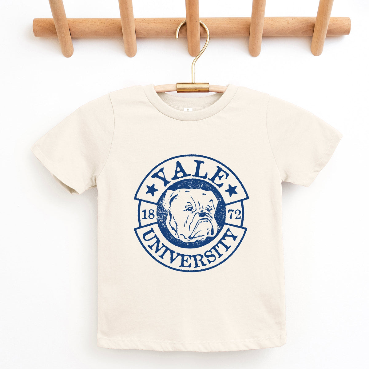 Yale University Bulldog Circle - Youth Short Sleeve Graphic T-Shirt