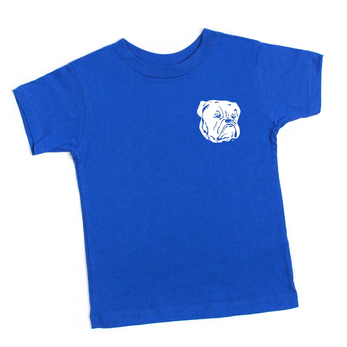 Yale Bulldog Face - Toddler Short Sleeve Graphic T-Shirt