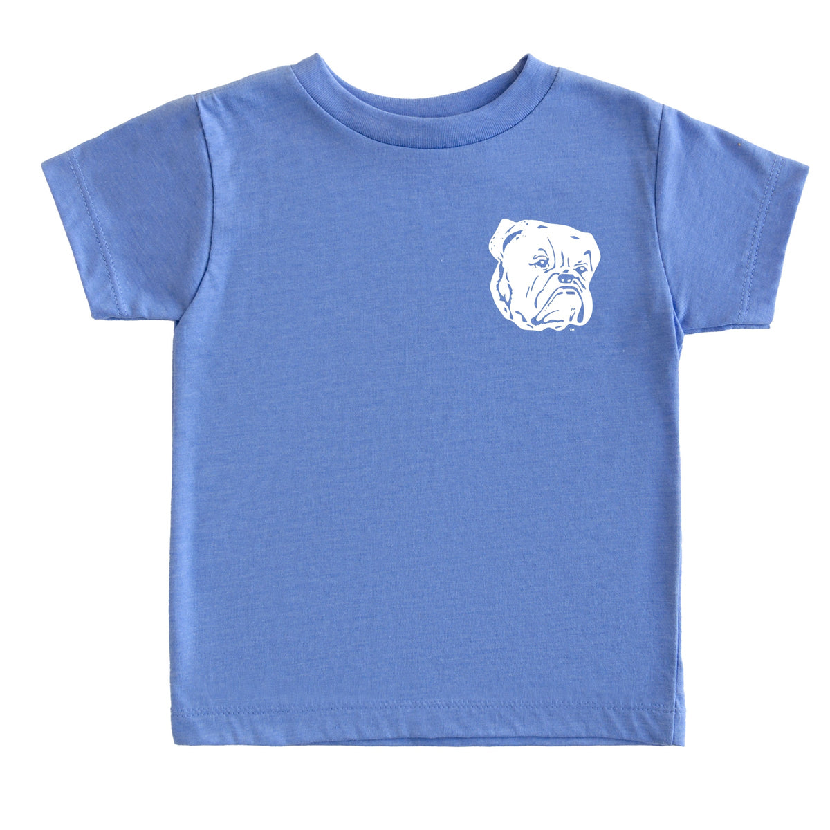Yale Bulldog Face - Toddler Short Sleeve Graphic T-Shirt
