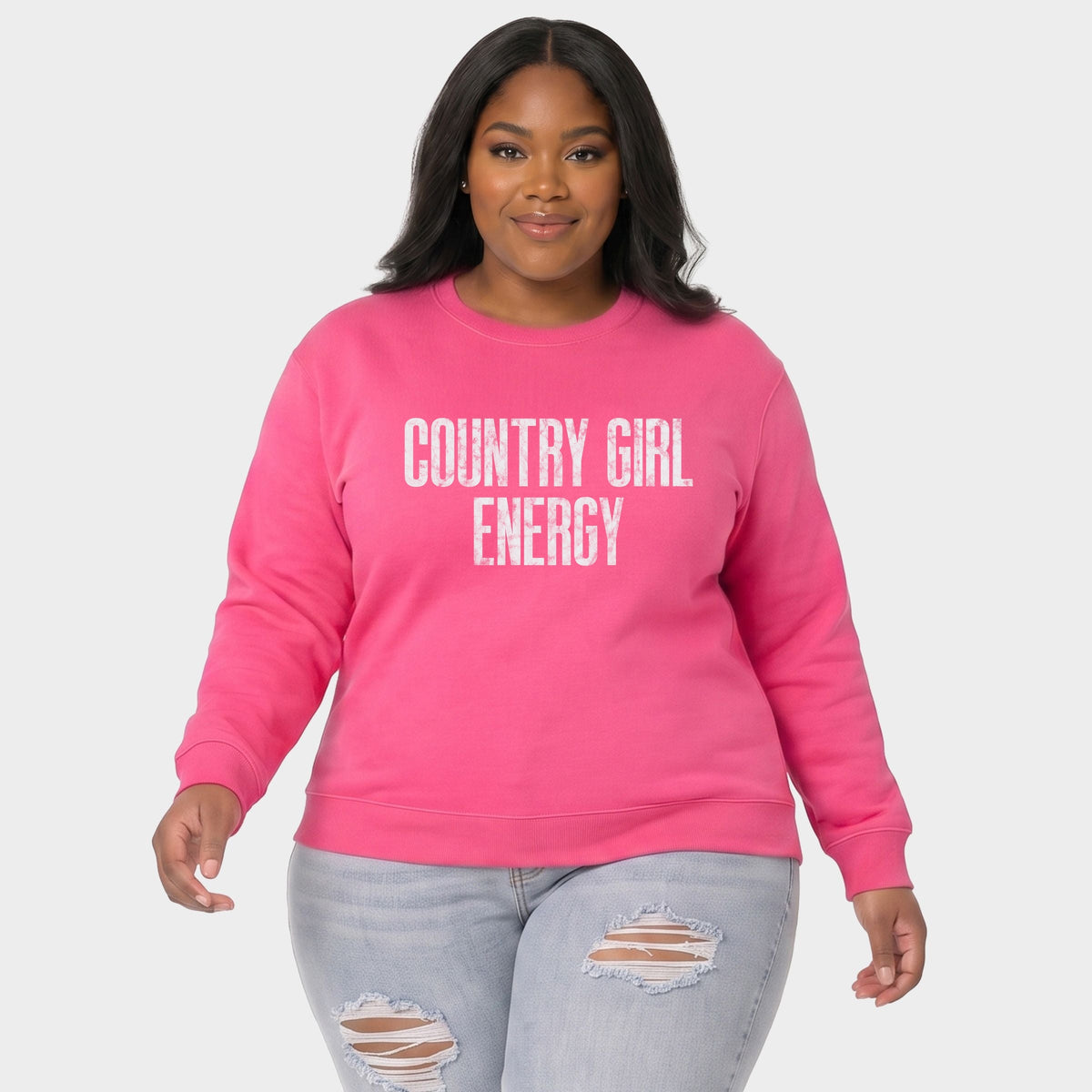Country Girl Energy - Women's Plus Sweatshirt