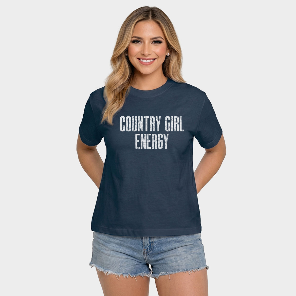 Country Girl Energy - Women's Relaxed Boxy Tee