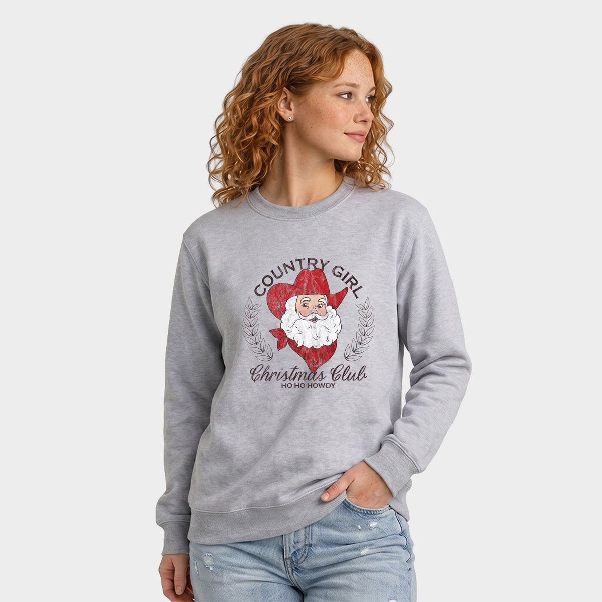 Country Girl Christmas Club - Women's Graphic Sweatshirt