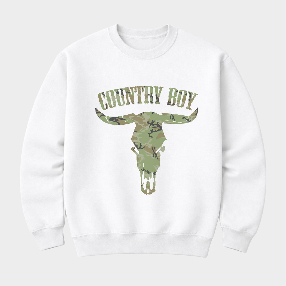 Country Boy® Camo Cow - Men's Graphic Sweatshirt