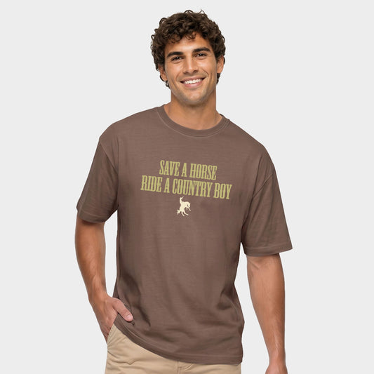 Country Boy® Save A Horse - Men's Garment Dyed Graphic T-Shirt