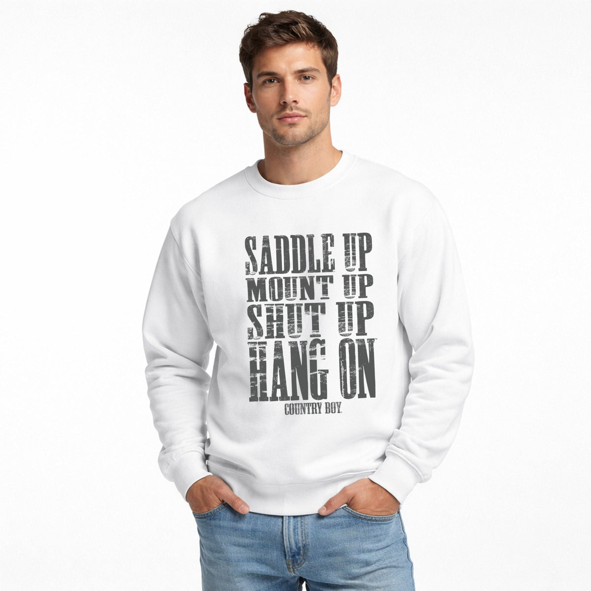 Country Boy® Saddle Up - Men's Graphic Sweatshirt