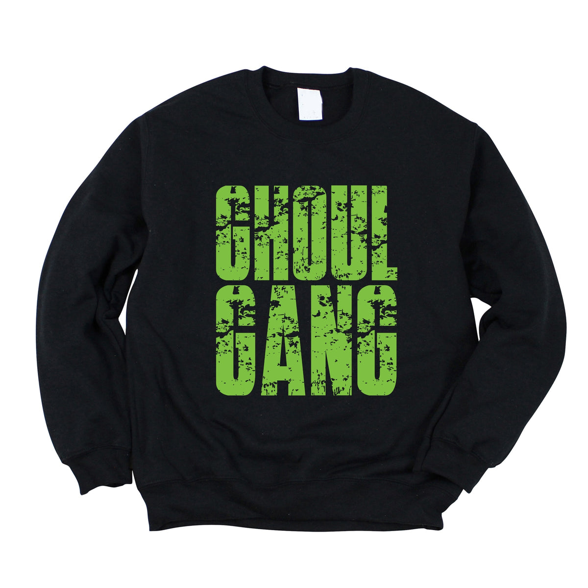 Ghoul Gang Block Distressed - Women's Graphic Sweatshirt