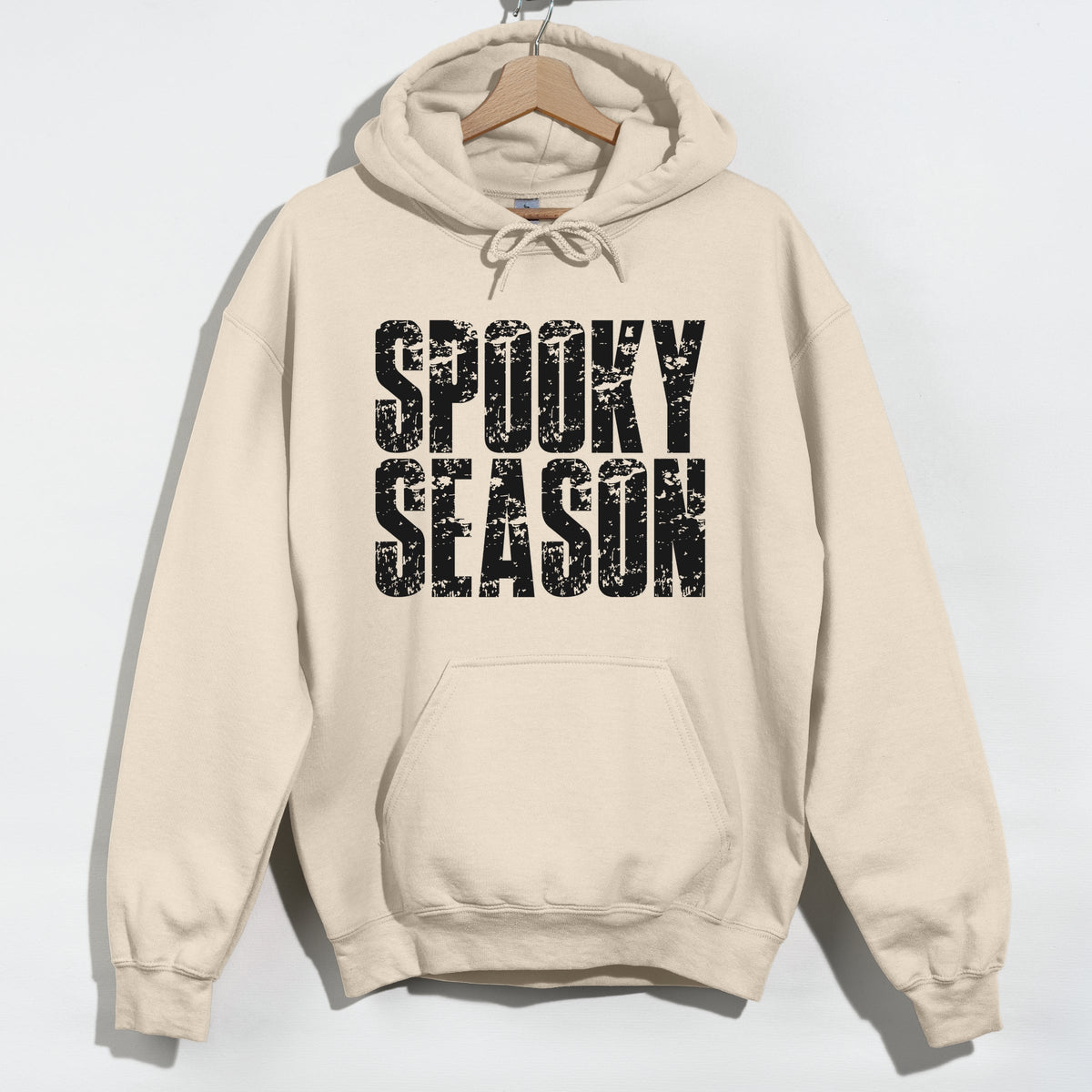 Spooky Season Block Distressed - Men's Graphic Hoodie