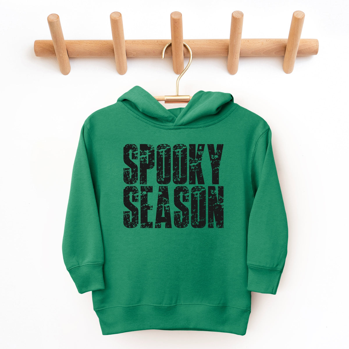 Spooky Season Block Distressed - Toddler Hoodie