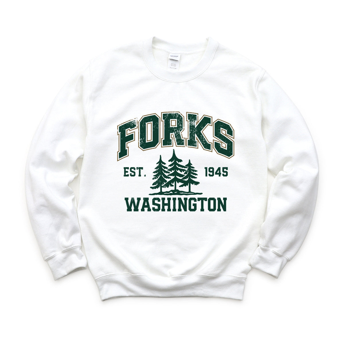 Forks Washington Distressed - Women's Graphic Sweatshirt
